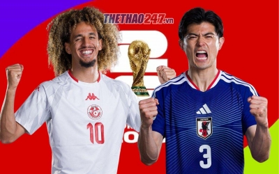 Trực tiếp bóng đá Tunisia vs Nhật Bản, 11h00 hôm nay 21/6