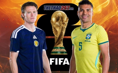 VTVgo VTV3 trực tiếp Scotland vs Brazil, 5h00 hôm nay 25/6 - World Cup 2026