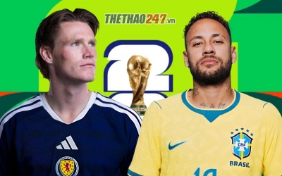 Link xem trực tiếp Scotland vs Brazil hôm nay 25/6 trên VTV - World Cup 2026