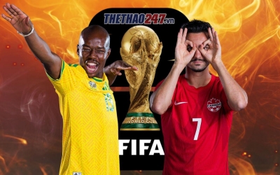 Trực tiếp bóng đá Nam Phi vs Canada, 2h00 hôm nay 29/6