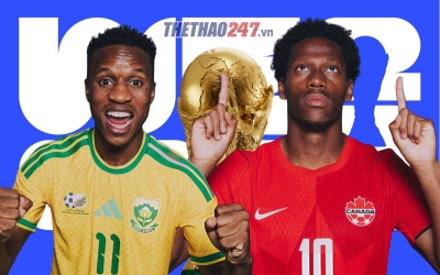 Link xem trực tiếp Nam Phi vs Canada hôm nay 29/6 trên VTV - Vòng 1/16 World Cup 2026