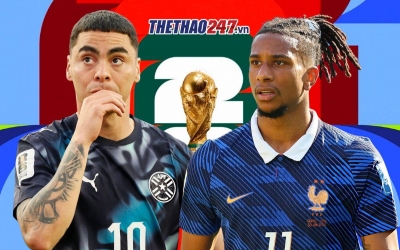 Link xem trực tiếp Paraguay vs Pháp hôm nay 5/7 trên VTV - World Cup 2026