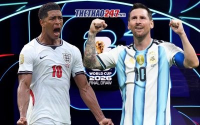 Dự đoán bàn thắng, góc & thẻ phạt Anh vs Argentina - World Cup 2026
