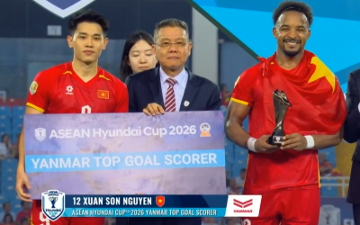 CHÍNH THỨC: Xác định ngôi sao ĐT Việt Nam nhận Vua phá lưới AFF Cup 2026