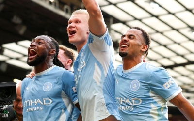 Trực tiếp bóng đá MU 0-1 Man City: Haaland tỏa sáng