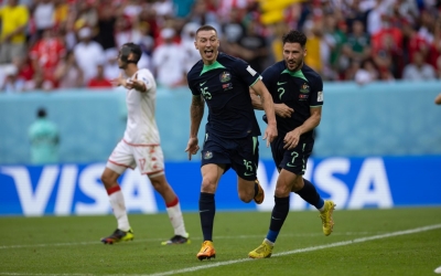 Video bàn thắng Úc 1-0 Tunisia: Châu Á lại mở hội