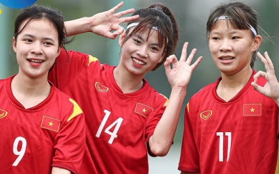 Trực tiếp bóng đá U17 nữ Việt Nam 0-0 U17 nữ Palestine: Suýt thua