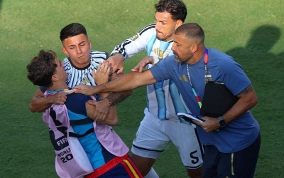 Sao Argentina vung nắm đấm, gây hỗn loạn sau chung kết World Cup 2026