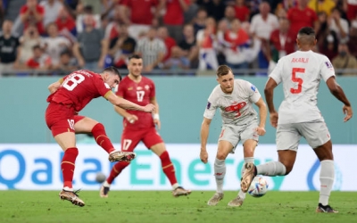 Trực tiếp Serbia 2-1 Thụy Sĩ: Đẳng cấp Dusan Vlahovic