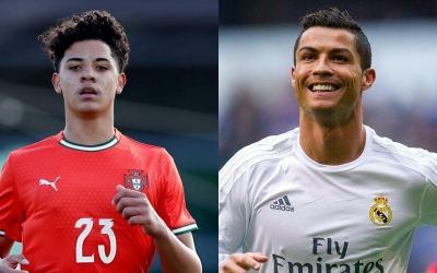 Nối gót cha, con trai Ronaldo cập bến Real Madrid