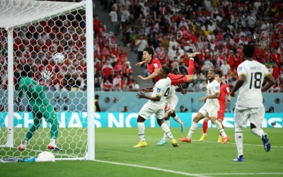 Trực tiếp Hàn Quốc 2-2 Ghana: Cuộc rượt đuổi đầy điên rồ