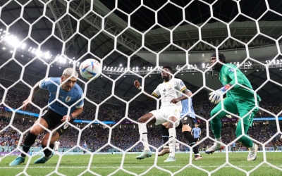 Trực tiếp Uruguay 1-0 Ghana: Lần đầu ngọt ngào
