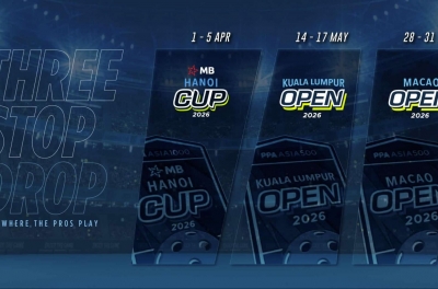 CHÍNH THỨC: Hà Nội được chọn là điểm mở màn PPA Tour Asia 2026