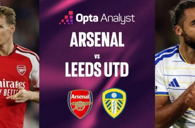 Siêu máy tính dự đoán kết quả Arsenal vs Leeds: Tỷ số bất ngờ