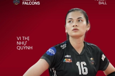 Vi Thị Như Quỳnh đạt thông số ấn tượng tại giải VĐQG Indonesia