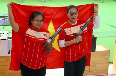 Xạ thủ trẻ Việt Nam hạ ngôi sao Olympic, giành HCV bắn súng châu Á