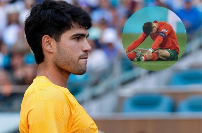 Alcaraz khiến Ronaldo dính chấn thương