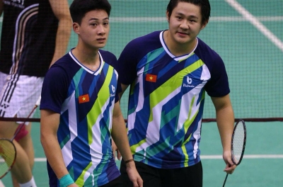 Đình Hoàng-Đình Mạnh vượt qua vòng loại cầu lông Thailand Open 2026
