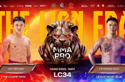 Link xem trực tiếp LION Championship 34, 20h00 hôm nay 15/8