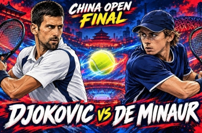 Link xem trực tiếp Novak Djokovic vs Alex De Minaur, chung kết ATP China Open 2026