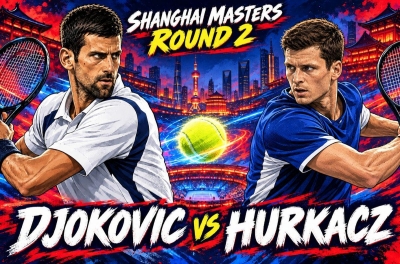 Link xem trực tiếp Novak Djokovic vs Hubert Hurkacz, vòng 2 Shanghai Masters 2026
