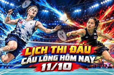Lịch thi đấu cầu lông hôm nay 11/10: Hai đối thủ của Thùy Linh chạm trán ở chung kết Arctic Open