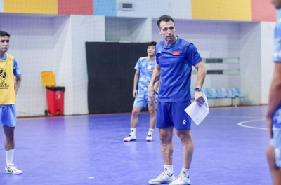 Vietnam futsal coach cautious ahead of match against Lebanon
