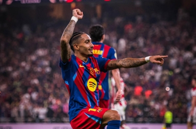 Raphinha có màn trình diễn điểm 10 giúp trận Barca 'hủy diệt' Bilbao