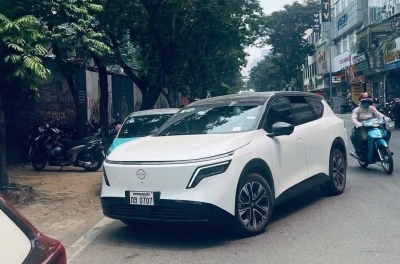 SUV điện mới của Nissan bị bắt gặp trên đường phố Việt