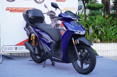 Honda SH Vetro Blue 2026 nhập Ý về Việt Nam, giá cao gấp đôi SH lắp ráp trong nước