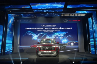 Hyundai Thành Công đưa xe lắp ráp tại Việt Nam ra quốc tế, đặt mục tiêu xuất khẩu hơn 60.000 xe/năm