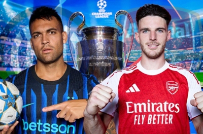 Siêu máy tính dự đoán bất ngờ trận Inter vs Arsenal