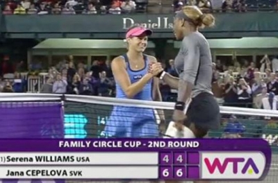 Family Circle Cup 2014: Thua chóng vánh, Serena sớm bị loại ở vòng 2