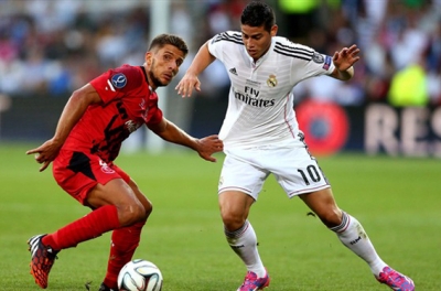 VIDEO: Màn ra mắt được chờ đợi của James Rodriguez ở Siêu cúp châu Âu 2014