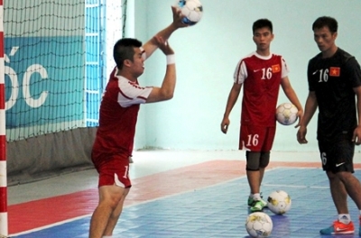 Futsal Việt Nam chuẩn bị dự giải vô địch Futsal Đông Nam Á 2014