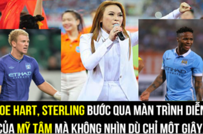 VIDEO: Ca khúc sôi động của Mỹ Tâm trên sân Mỹ Đình và phản ứng của cầu thủ Man City