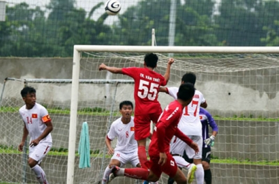 U19 Việt Nam thua đậm CLB Viettel trong trận đấu tập