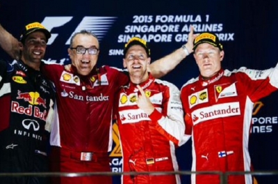 Singapore Grand Prix 2015: Sebastian Vettel có danh hiệu thứ 3