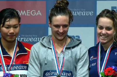 Ánh Viên giành huy chương trong ngày ra quân