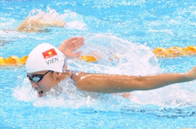 Ánh Viên lại giành thêm 4 HCV tại giải bơi QG