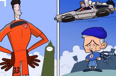 Omar Momani: Cech thành khổng lồ, Mourinho hóa 'Bagpiper'