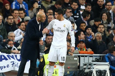HLV Zidane lên tiếng cảnh báo James Rodriguez