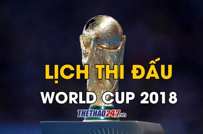Lịch thi đấu bóng đá bảng D World Cup 2018, Lịch thi đấu WC