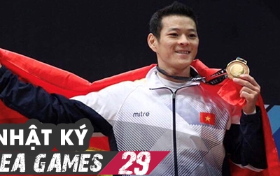 Nhật ký SEA Games 29 ngày 28/8: Cử tạ giành cú đúp HCV