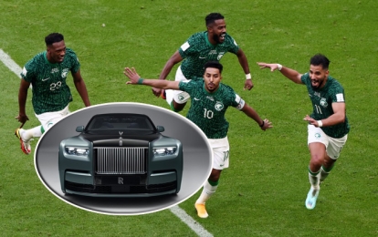 World Cup 2022: Thắng Argentina, 26 cầu thủ Arab Saudi được tặng xe Rolls-Royce