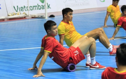 ĐT futsal Việt Nam tập thả lỏng, hướng đến trận đấu gặp Malaysia