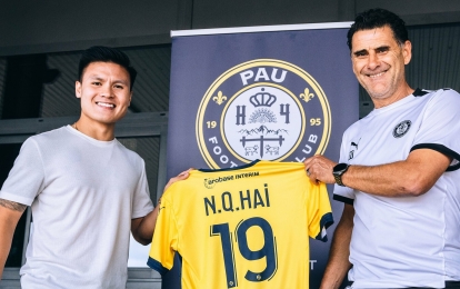 Quang Hải ghi 'bàn thắng đặc biệt ngoài sân cỏ' giúp Pau FC lập kỷ lục