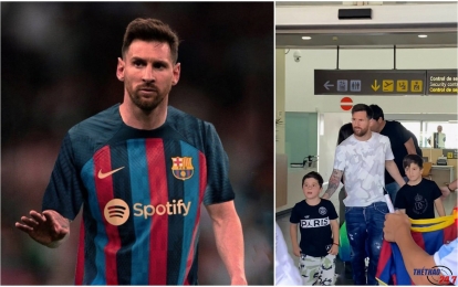 Trở lại Barca, Messi được chào đón như một vị vua