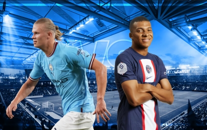 Haaland bước đầu vượt Mbappe trong cuộc đua song mã thế hệ mới