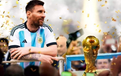 Fan Argentina gáy sớm, làm sẵn quà mừng Messi vô địch World Cup